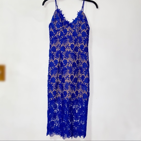 Bardot | Tayla Royal Blue Lace Dress - Picture 2 of 6